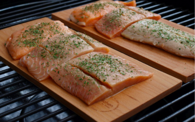 Grilled Summer Recipe: Cedar Plank Salmon with Grilled Asparagus